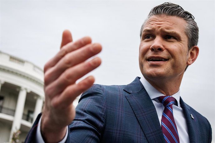 El secretario de Defensa de Estados Unidos, Pete Hegseth. 