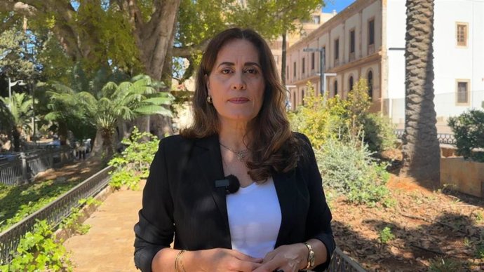 La concejala del PSOE en el Ayuntamiento de Almería Carmen Aguilar.
