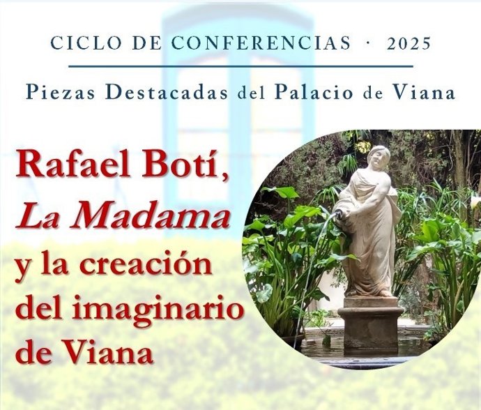 Imagen promocional de la próxima conferencia del ciclo 'Piezas destacadas 2025'.