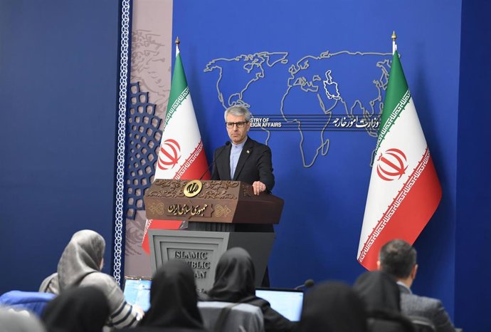 Archivo - El portavoz del Ministerio de Exteriores iraní, Esmaeil Baqaei