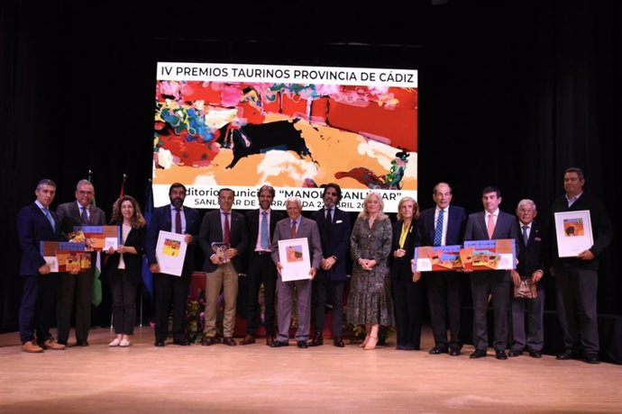 Premiados en los IV Premios Taurinos de la Provincia.