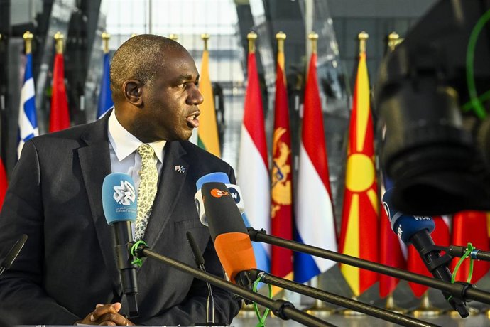 El ministro de Exteriores británico, David Lammy