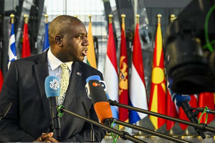 Ministro das Relações Exteriores britânico, David Lammy
