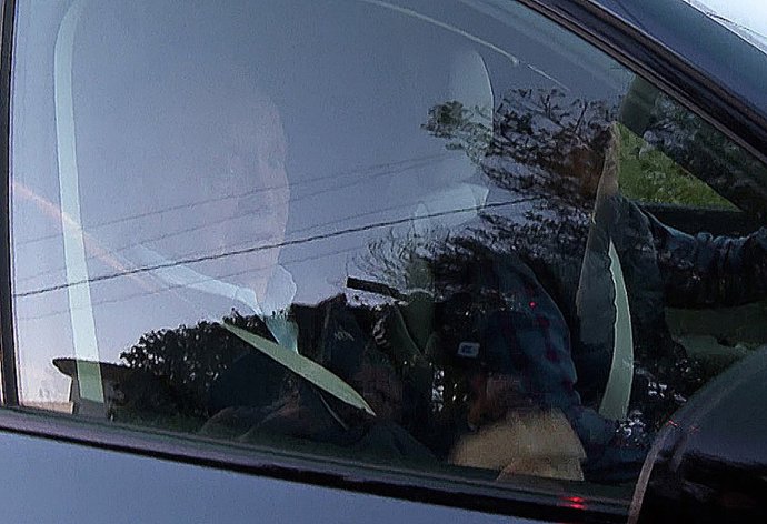 El Rey Juan Carlos, a su llegada a la casa de Pedro Campos