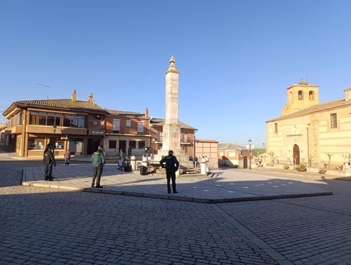 Monolito en Villalar de los Comuneros.