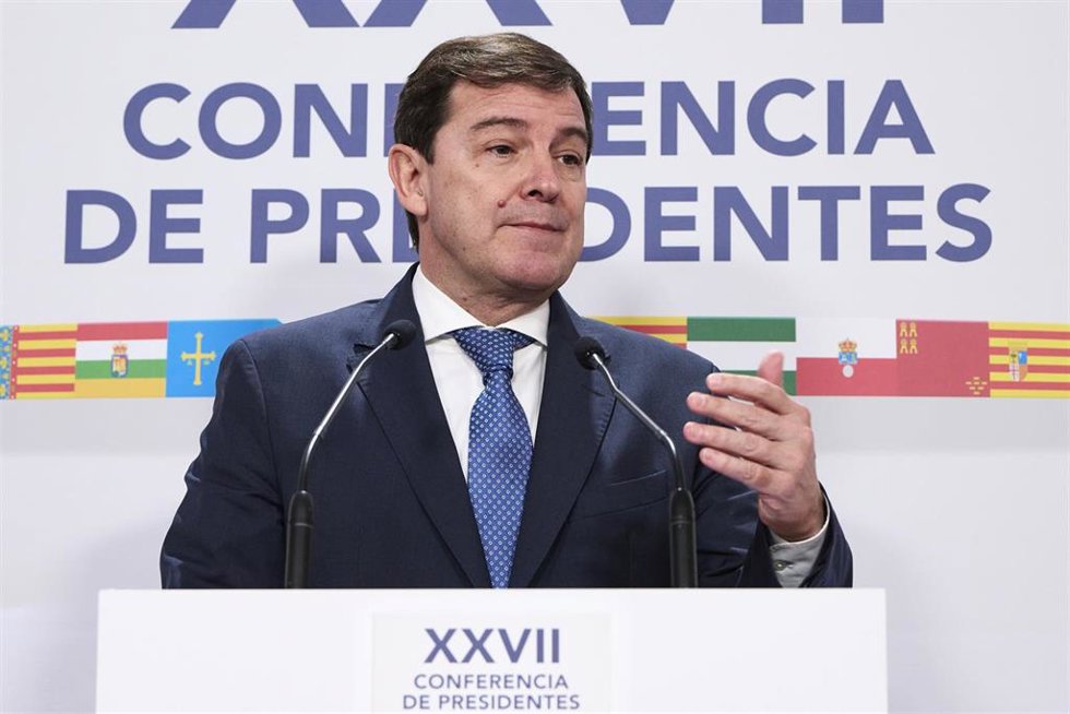 Archivo - El presidente de la Junta de Castilla y León, Alfonso Fernández Mañueco.