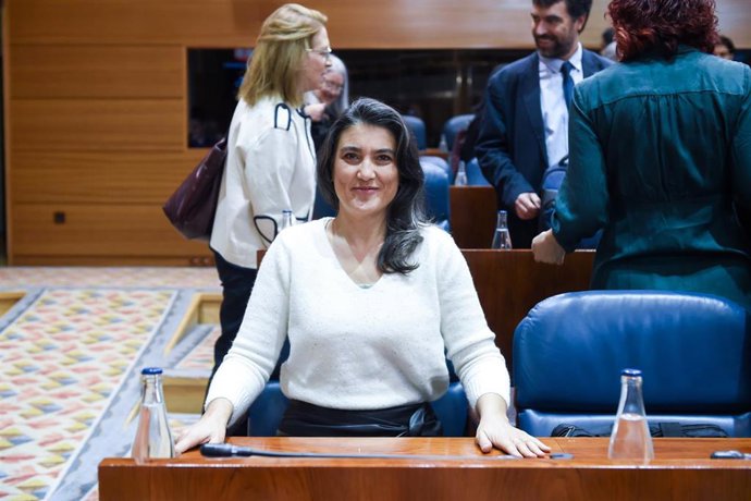 Archivo - La portavoz de Más Madrid en la Asamblea, Manuela Bergerot.