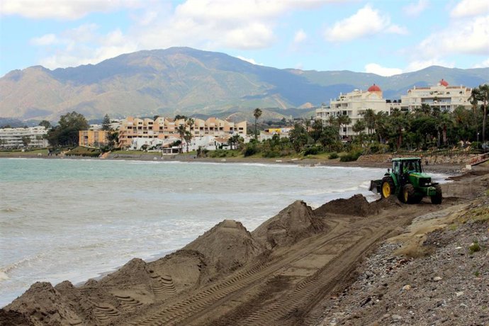 Playa de Estepona en una imagen de archivo