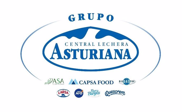 Nuevo logo del Grupo Central Lechera Asturiana.