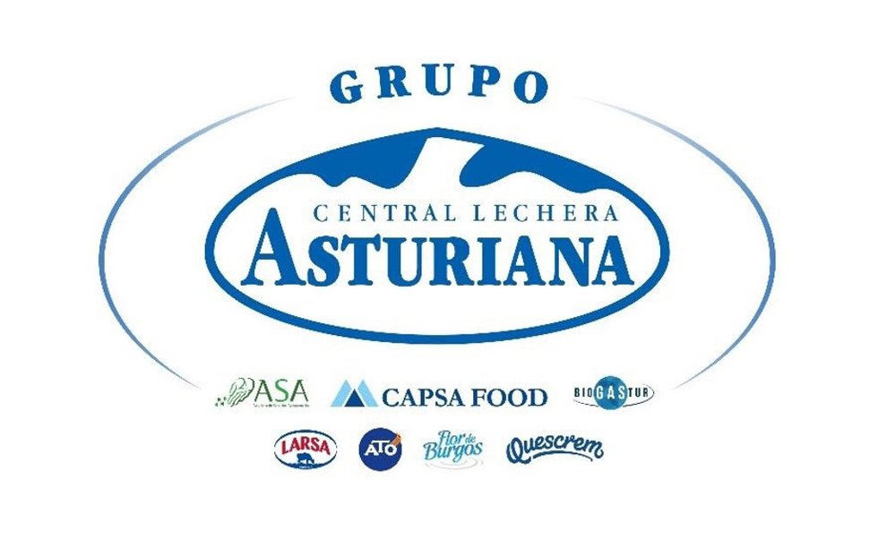 Nuevo logo del Grupo Central Lechera Asturiana.