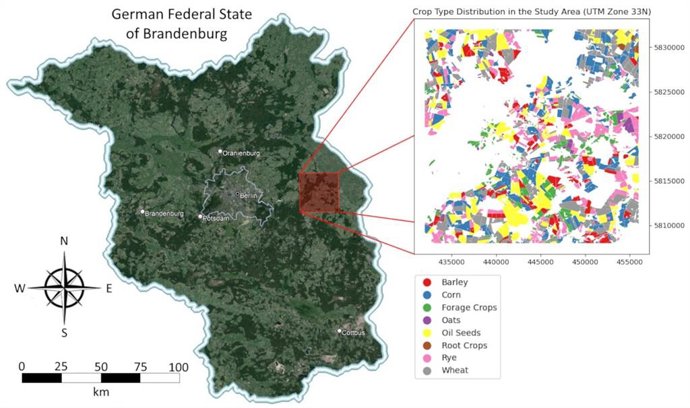 Mapeo de cultivos basado en imágenes satelitales.
