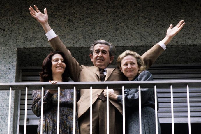 Luis Suñer tras ser liberado