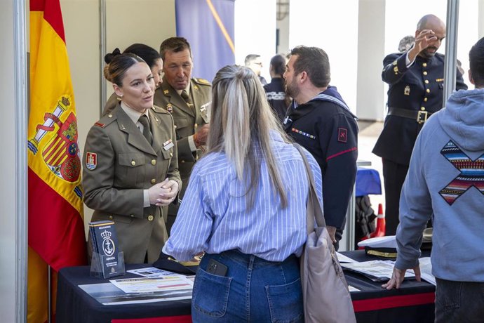 Uno de los expositores montados en el Foro Empléate.