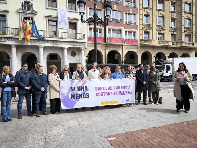 Concentración en Logroño contra la violencia machista