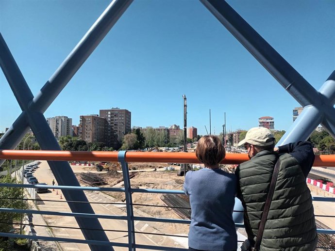 Archivo - Obras de soterramiento de la A-5