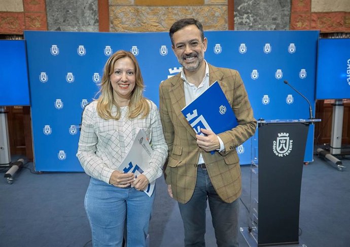Rosa Dávila y Lope Afonso, presidenta y vicepresidente del Cabildo de Tenerife