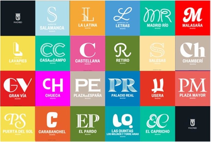 Iconografías de la campaña 'Te faltan calles' del Ayuntamiento de Madrid