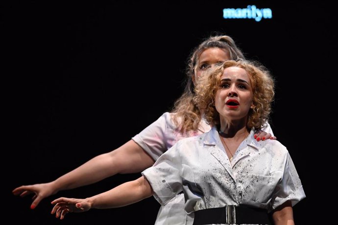 Obra 'A solas con Marilyn' .