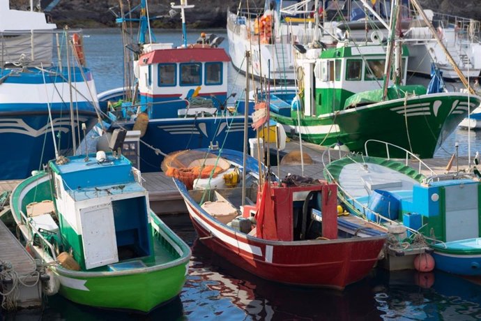 Imagen de buques pesqueros.