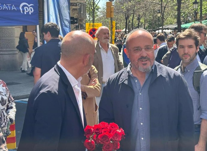 El presidente del PP catalán, Alejandro Fernández