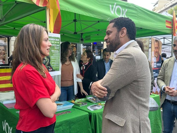 El secretario general de Vox y líder del partido en Catalunya, Ignacio Garriga