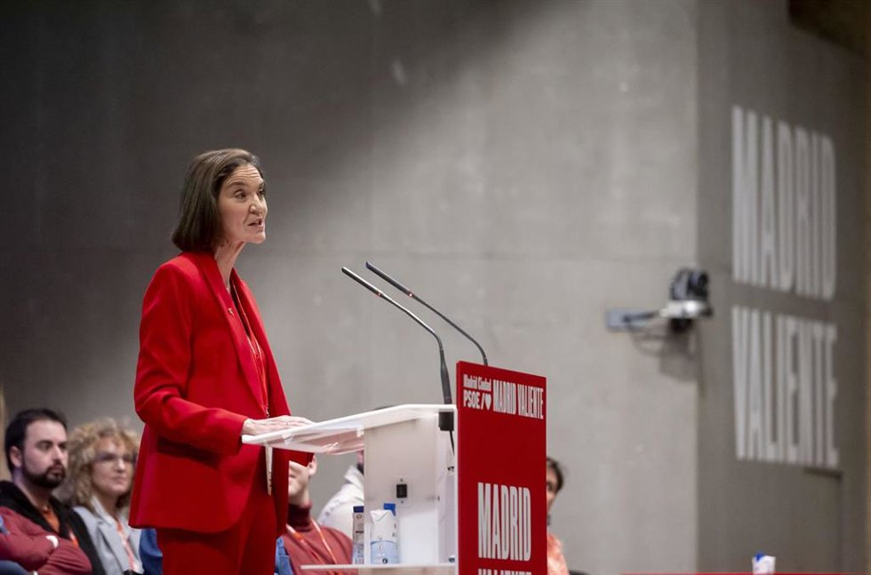 La nueva secretaria general del PSOE Madrid Ciudad, Reyes Maroto.