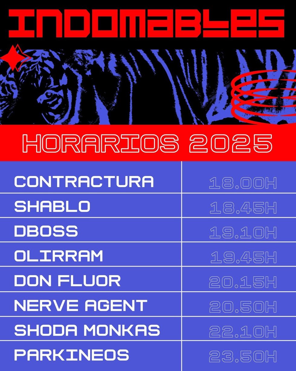 Cartel del festival de música urbana 'Indomables' de Albacete.