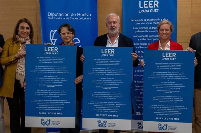 Presentación de las actividades de la Diputación de Huelva con motivo del Día del Libro.