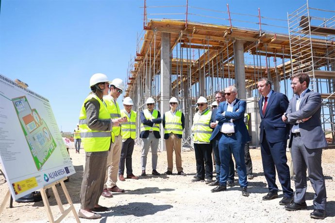 Visita a las obras de la EDAR de Isla Mayor