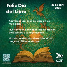 La Diputación de Sevilla felicita el Día Internacional del Libro
