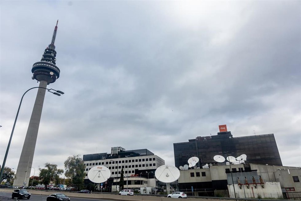 Archivo - Sede de RTVE en Torrespaña, a 24 de octubre de 2024, en Madrid (España). El Boletín Oficial del Estado (BOE) publicó ayer, 23 de octubre, el real decreto aprobado por el Gobierno para renovar de manera urgente el Consejo de Administración de R