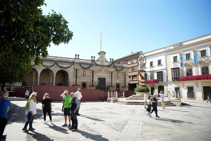 Archivo - Plaza de la Asunción en Jerez