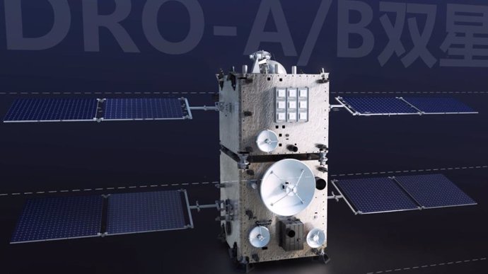 Una representación de los satélites rescatados