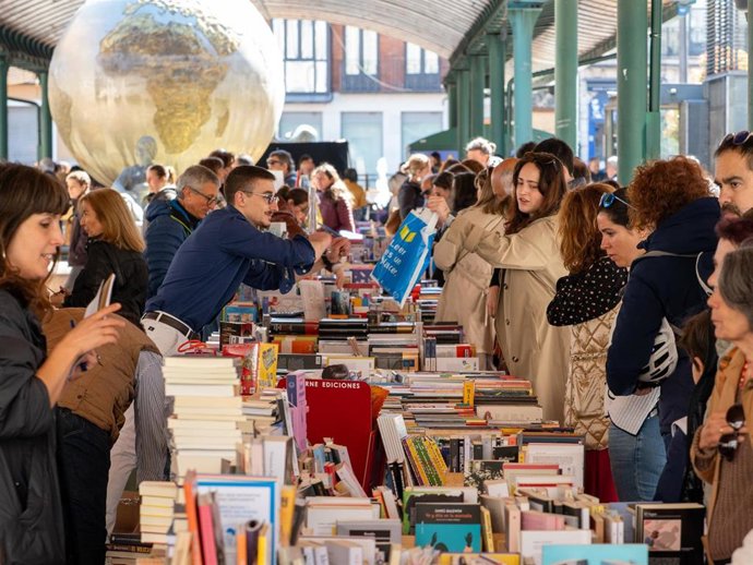 Imagen de la Feria del Libro de Valladolid.