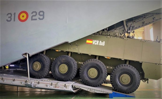 El VCR 8X8 Dragón durante la prueba