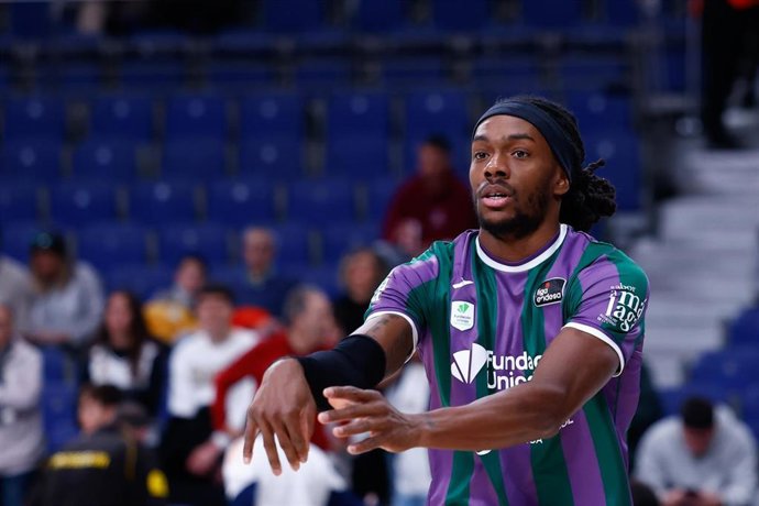 Archivo - Kendrick Perry, jugador del Unicaja de Málaga.