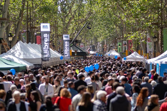 Diada de Sant Jordi 2025, a 23 de abril de 2025, en Barcelona