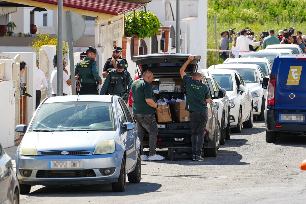 Imágenes del lugar donde se ha producido el suceso. A 24 de abril de 2025 en Cartaya, Andalucía (Andalucía, España).