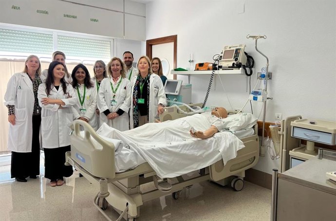 Sala de Simulación en el Hospital de la Merced de Osuna.