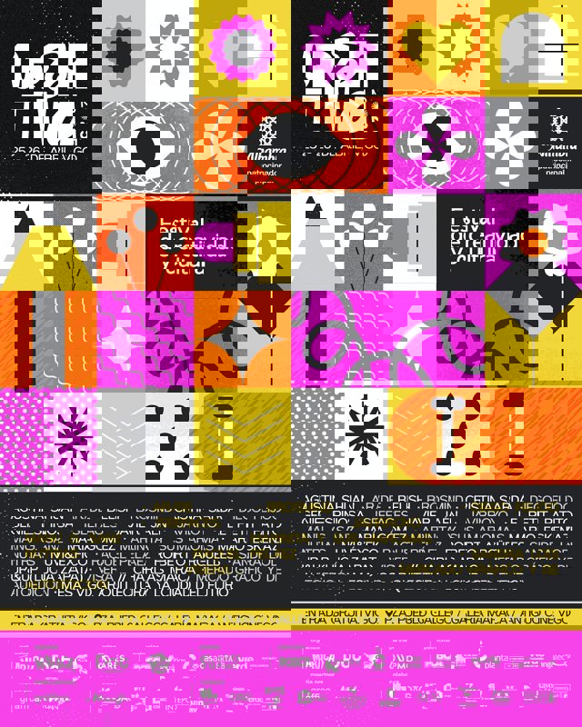 Cartel de la tercera edición del Festival Creativa