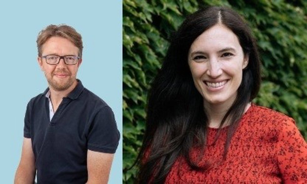 Mike Hyde, director de Tecnología (CTO) de Trainline, y Nina de Souza, directora de Producto (CPO)
