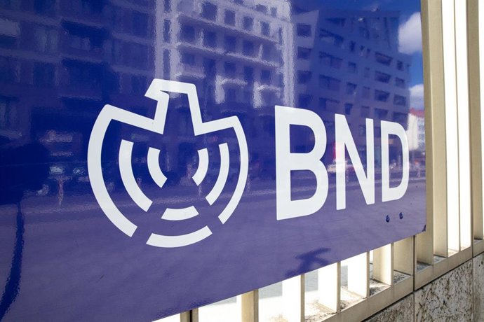 Imagen de la fachada de la sede de la agencia de inteligencia alemana en Berlín.