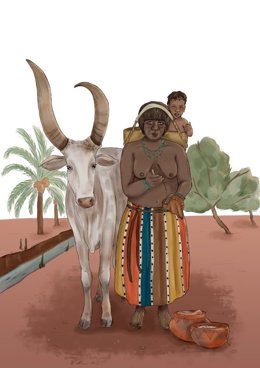 Ilustración artística del individuo 8A2 a cargo de Silvia Jiménez-Amorós y Jarde Carballo-Pérez, publicada en 'Journal of Anthropological Archaeology'.