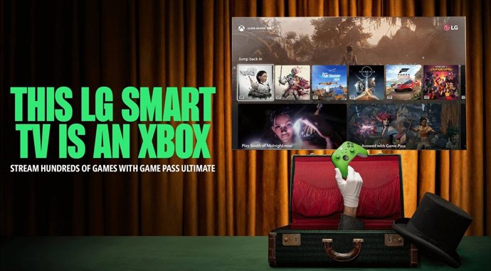 O aplicativo Xbox nas Smart TVs da LG