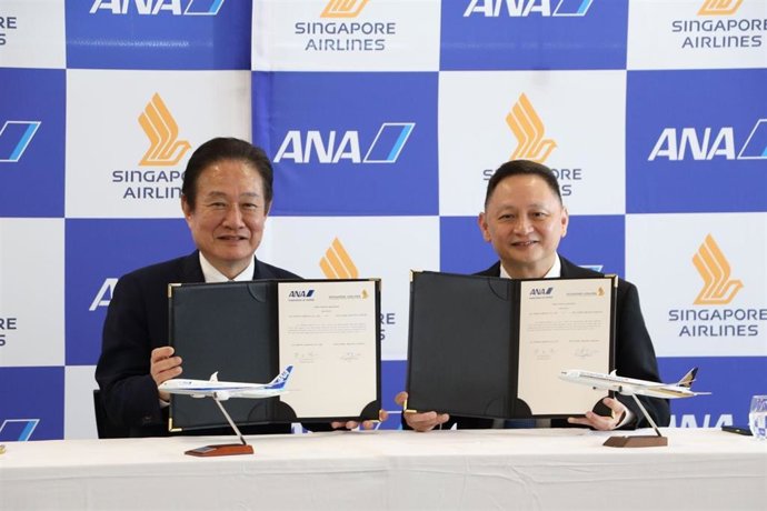 Singapores Airlines y All Nippon Airlines.