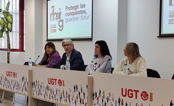 CCOO PV y UGT-PV presentan las acciones por el 1 de Mayo