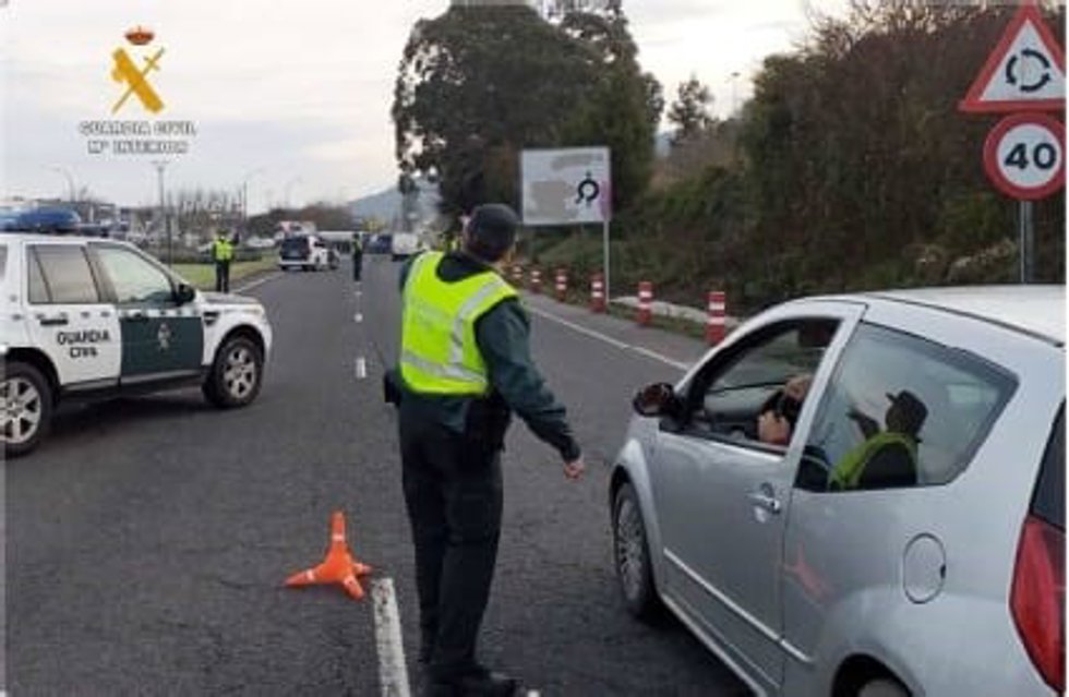 Imagen de recurso de un control de la Guardia Civil.