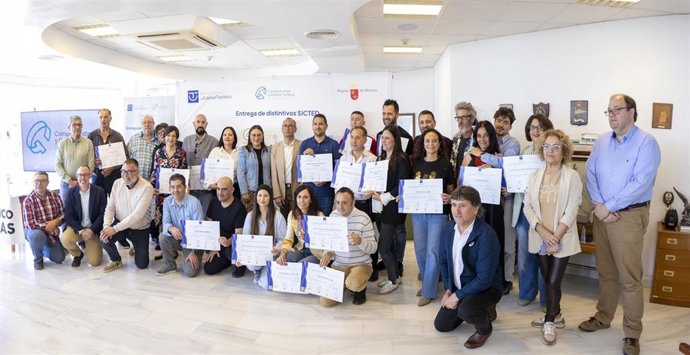 Entrega de distintivos del SICTED en Águilas