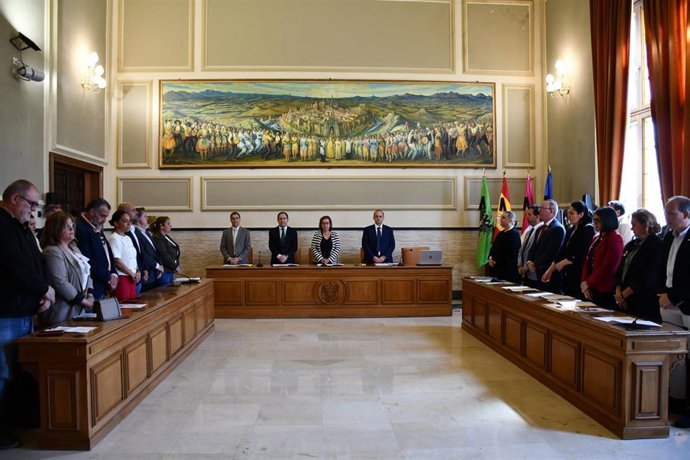 Pleno en la Diputación de Toledo.