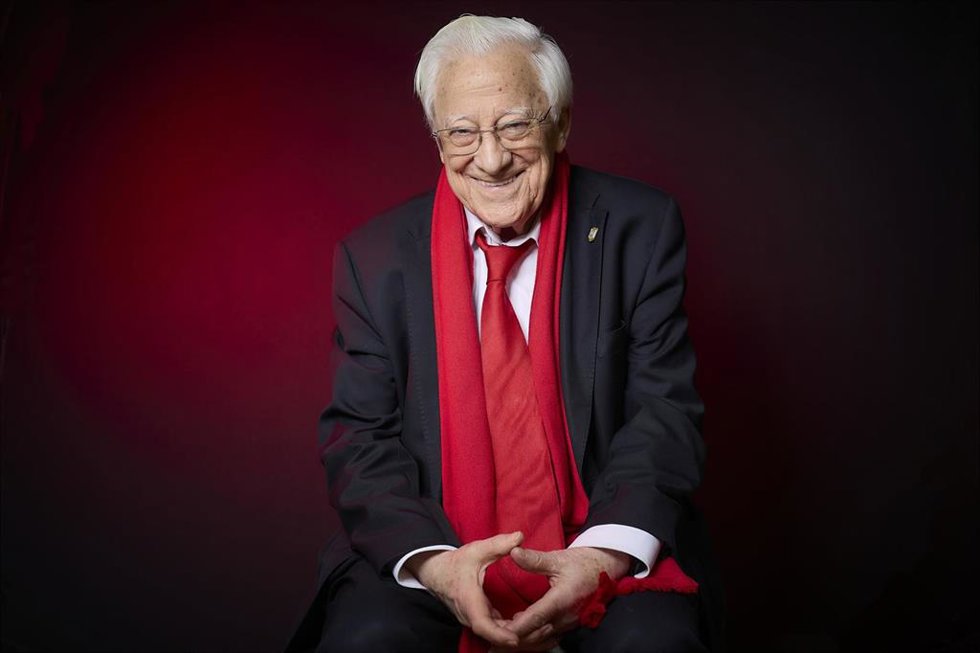 Archivo - El presidente de Mensajeros de la Paz, el padre Ángel, posa para Europa Press, en la sede de Mensajeros de la Paz, a 19 de febrero de 2025, en Madrid (España). El padre Ángel es el fundador y presidente de la ONG Mensajeros de la Paz, fundada